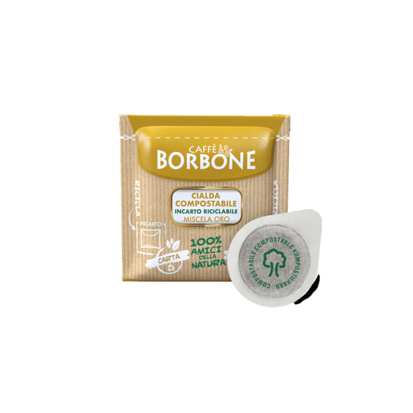 CIALDA COMPOSTABILE MISCELA ORO 50 pz Borbone