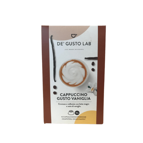 CAPPUCCINO GUSTO VANIGLIA compatibile Dolce Gusto 10 cps De Gusto Lab