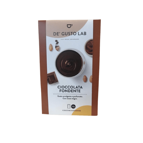 CIOCCOLATA FONDENTE 10 bustine 25 g De Gusto Lab