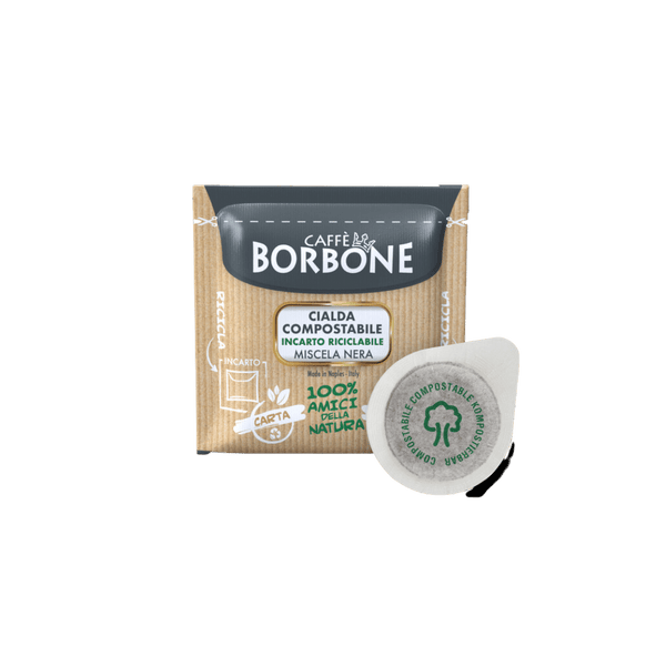 CIALDA COMPOSTABILE MISCELA NERA 50 pz Borbone