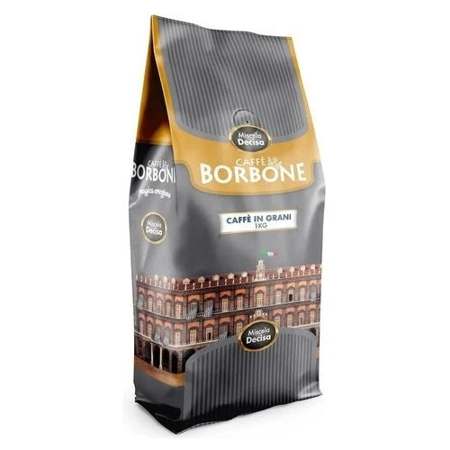 CAFFE' DECISA in grani da 1 Kg BORBONE