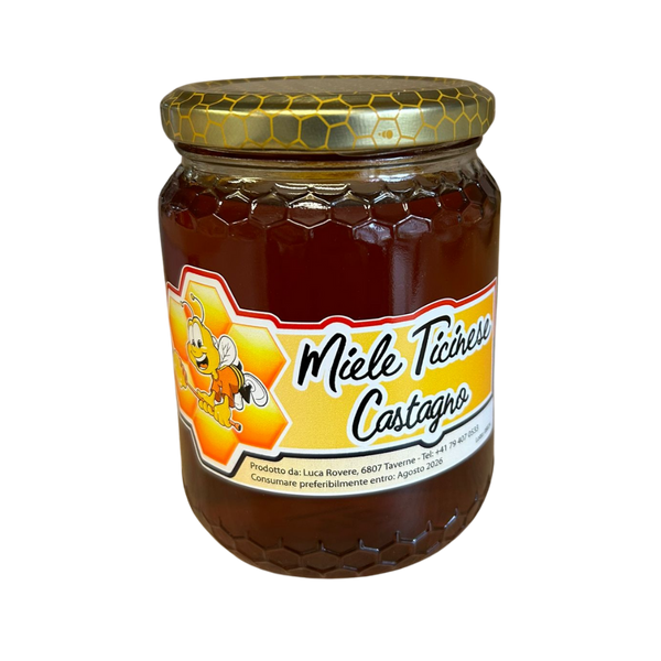 MIELE DI CASTAGNO prodotto in Ticino 1/2 Kg