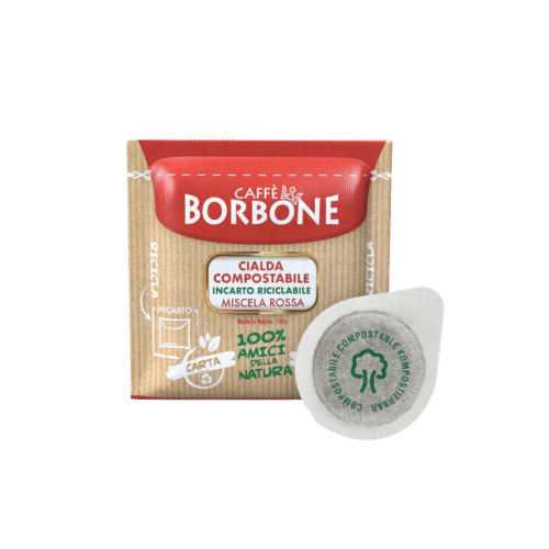 CIALDA COMPOSTABILE BORBONE miscela RED 150 pz