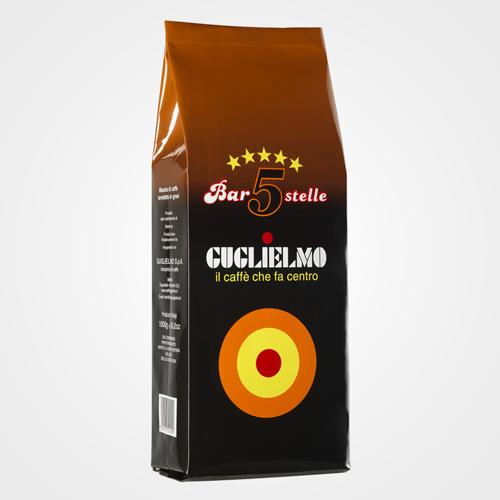 CAFFE' ESPRESSO BAR 5  STELLE in grani da 1 Kg