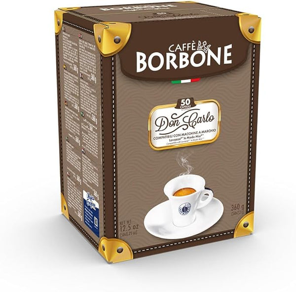 CAFFE' BORBONE  Compatibili A MODO  MIO  MISCELA BLU 100 pz