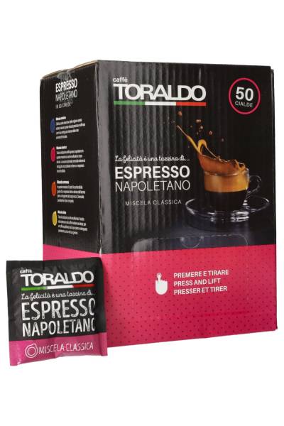 CIALDA COMPOSTABILE TORALDO MISCELA CREMOSO 50 pz